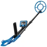 Clanmacy Metalldetektor Metalldetektor Metallsuchgerät Pinpoint Display Suchtiefe Metallsonde blau