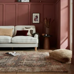 Teppich FLAIR RUGS "Miley Jute", blau, B:160cm H:8mm L:230cm, Baumwolle, Jute, Kunstfaser, Teppiche, Jute Teppich