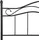 Beliani Bett mit Lattenrost Metall Antlia 140 x 200 cm
