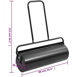 vidaXL Gartenwalze 63 L