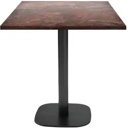 Restootab Tisch Round 70x70cm - Modell Rost Roc