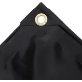 vidaXL Abdeckplane 650 g/m2 4x4 m - Schwarz