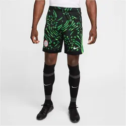NIKE Nigeria Dri-FIT Stadium Auswärtsshorts Herren 010 - black/lucky green/white L