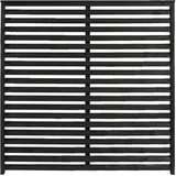 Plus Zaun Koyto 160 x 160 cm RAL 9005 Schwarz