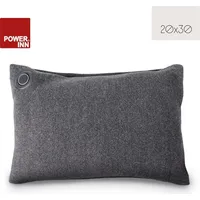 POWER INN Wärmekissen 20 x 30 cm Soft Filz dunkelgrau | mit Akku