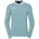 Langarmshirt Sweatshirt aqua/weiß 164