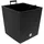DEUBA Blumentopf Rato Low 2er-Set Anthrazit 32x32x33cm