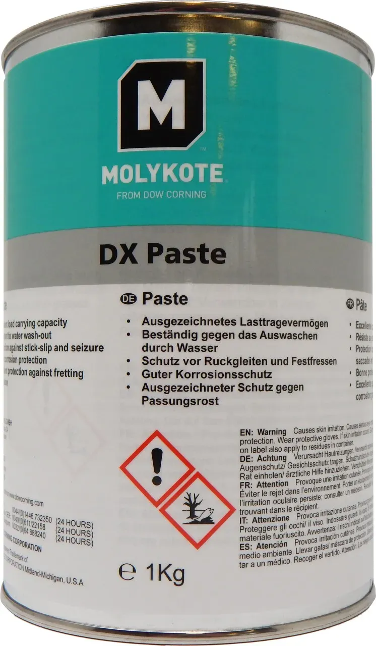 MOLYKOTE DX-PASTE EC - Optimierte Paste in 1kg Einheit für verschiedene Anwendungen
