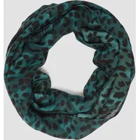 s.Oliver Snood mit Leo-Print - Einheitsgröße