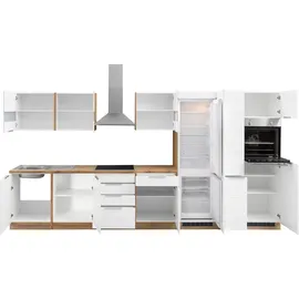 kochstation Küchenzeile KS-Luhe 390 cm weiß