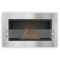 Bioethanolkamin mod Elite inox 64x40x15 cm kamin 1.5lit brenner Deko Wandkamin
