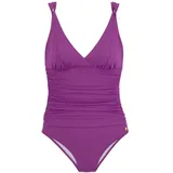 LASCANA Badeanzug Damen Lila 46 Cup D