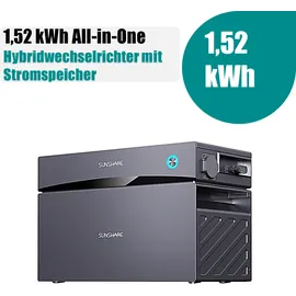 sunshare Glory All-in-One Balkonkraftwerk Stromspeicher 1,52 kWh