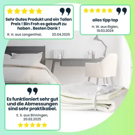 Nedis PEBL110CWT1 Heizdecke 150 x 80 cm Weiß