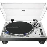 Audio-Technica LP140XPSVEUK Professioneller Manueller DJ-Plattenspieler mit Direktantrieb Zilve