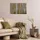 Queence Wandsticker Pia (1 St), Selbstklebend, kinderleichte Anbringung beige|bunt 90 cm x 60 cm x 0,1 cm