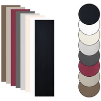 Brilliant Schiebegardine Blickdicht / 60x245cm, Store schwarz