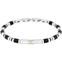 Maserati Iconic Armband Edelstahl schwarz JM334AVD46 Größe 19 cm