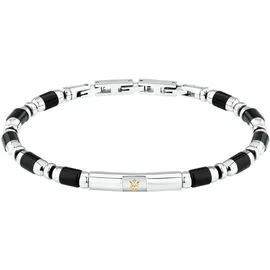 Maserati Iconic Armband Edelstahl schwarz JM334AVD46 Größe 19 cm