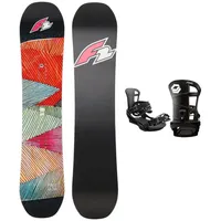 F2 Set Damen Snowboard Freedom Multicolor 140cm + Sonic
