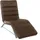 W.Schillig Relaxliege daily dreams Leder/Polyester 65 x 91 x 170 cm Braun mit Kissen