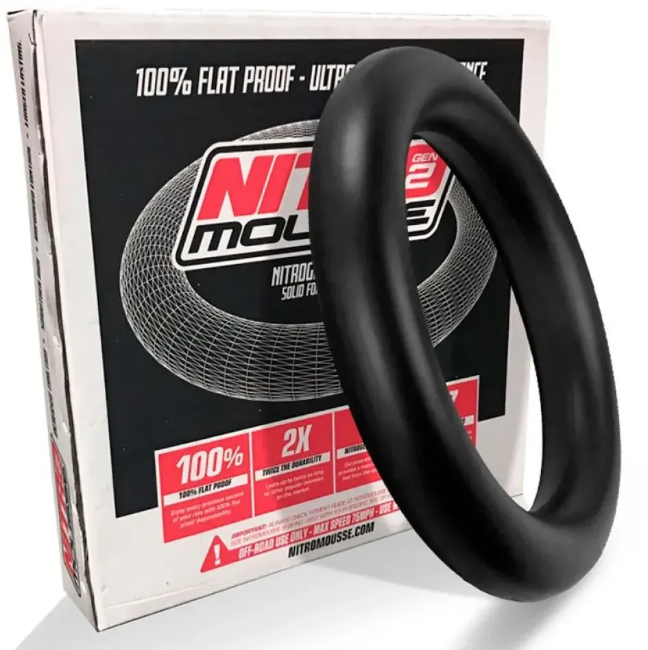 Nitromousse Gen2 Soft Rear Fahrradschlauch - Black - 120 / 100 - 18
