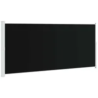 vidaXL Seitenmarkise Ausziehbar 220 x 500 cm Schwarz