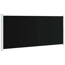 vidaXL Seitenmarkise Ausziehbar 220 x 500 cm Schwarz