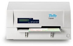 Tally DASCOM® T5040N (USB, Netzwerk, Seriell, Parallel) Nadeldrucker grau
