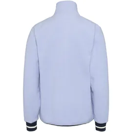 KARI TRAA Fleecejacke KARI TRAA "Rothe", Damen, Gr. M, blau, 100% Polyester, mehrfarbig, sportlich, normal, hoch geschlossener Ausschnitt, Langarm, Jacken, mit hohem Kragen und Frontreißverschluss