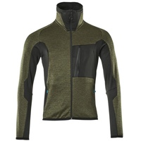 Mascot Fleecepullover mit Reißverschluss L mossgrün/schwarz