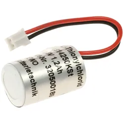 Powery Lithium Batterie LS14250K für Fahrtenschreiber VDO DTCO 1381, Kienzle HS53 (1600057) u.a.