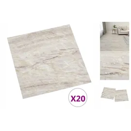 vidaXL Pvc-fliesen Selbstklebend 20 Stk. 1,86 M2 Beige
