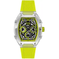 ICE-Watch - Ice boliday Clear Yellow SKEL Plastic - Montre Jaune Pour Homme Avec Bracelet en Silicone - 024286 (Medium)
