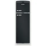 Severin RKG 8984 Retro-Kühl-Gefrierkombination (246 l, 1665 mm hoch, Schwarz)