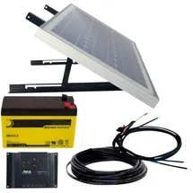 Phaesun Energy Generation Kit Solar Rise 10 W inkl. Akku, Anschlusskabel, Laderegler