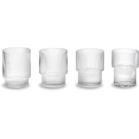 Ferm Living Ripple Glasses (Set of 4) Transparent 4 Stück(e) 200 ml