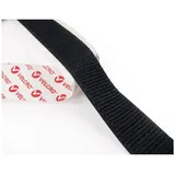 VELCRO® Klettband Selbstklebend, Haken & Flausch 20mm x 2.5m Schwarz