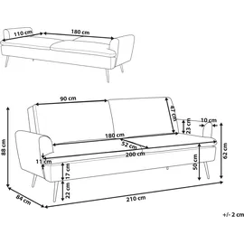 Beliani Beliani, Sofa Vettre