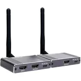 SpeaKa Professional SP-WLME-400 HDMI-Funkübertragung (Set) 180 m 5 GHz 1920 x 1080 Pixel durchgeschleifter HDMI-Ausgang