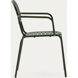 Kave Home Brai Gartenstuhl 56 x 60,5 x 81 cm grün 4 St.