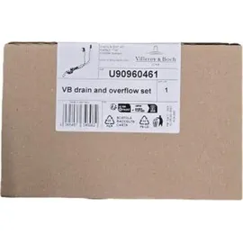 Villeroy & Boch Ab- und Überlaufkombination Badewanne rund 200 x 315 x 130 mm Verchromt