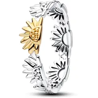 Pandora Damenring Zweifarbig Sonnenblume 56/17,8