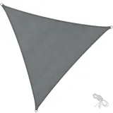 Tectake tectake® Sonnensegel dreieckig grau