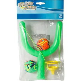 Splash & Fun Wasserbombenschleuder mit 2 Bällen