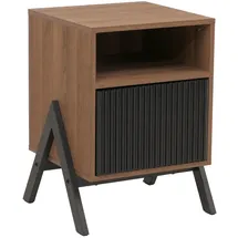 Mendler Nachtschrank HWC-O40 59 x 40 x 40 cm Beige