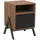 Mendler Nachtschrank HWC-O40 59 x 40 x 40 cm Beige