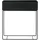 Ferm Living Plant Box 60 x 25 x 65 cm schwarz