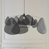 MARKET SET Screen XL 3-flg. 110 cm rund Schwarz/Holz