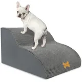 luxuskollektion Hundetreppe 2 Stufen Grau